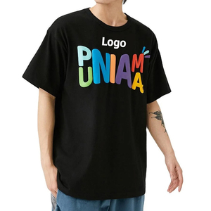 Camiseta de Manga Corta para Hombre con Diseño de Logotipo Personalizado OEM de TOP SHOW, Nueva Moda, Transpirable, Antiencogimiento, Transferencia Térmica, Corte Regular - Product Image 3
