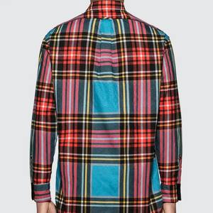 OEM personnalisé hommes 100% coton hiver flanelle chemise boutonnée à manches longues décontracté respirant haute qualité grande taille nouvelle vente en gros - Product Image 4