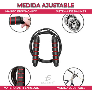 Corde à sauter intelligente professionnelle à grande vitesse de 3 mètres, réglable, en PVC et ABS, pour enfants - Product Image 4