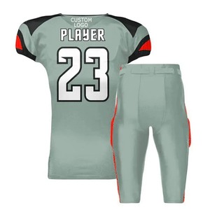 Combinaison de football à manches courtes pour la course à pied à séchage rapide de conception personnalisée en gros d'usine uniforme de football américain - Product Image 3
