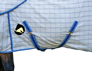 Tapis de cheval Ripstop en coton avec cou détachable Protection UV Combo d'été respirant - Product Image 3
