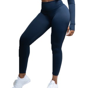 Ensembles de yoga 3 pièces pour femmes en gros-Vêtements de sport légers et respirants de couleur unie pour les entraînements de fitness - Product Image 3