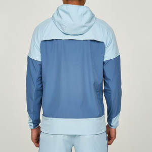 เสื้อแจ็กเก็ตกันลมผ้าไนลอนโพลีเอสเตอร์สีสันสดใสสำหรับผู้ชายเสื้อออกกำลังกายกลางแจ้งเล่นกีฬา - Product Image 6