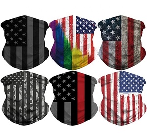 Factory Price Custom Wholesale Sublimated Streetwear Silk Gaiter Face <b>Scarf</b> Bandana Cover Mask Cycling Neck Gaiters for Running - Product Image 2