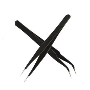 Pince à cils de précision, outil de beauté en acier inoxydable, pointe pointue, placement précis des extensions de cils, utilisation professionnelle, durable - Product Image 5