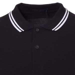 Camiseta Deportiva para Hombre, Precio al por Mayor, Logotipo Frontal Personalizado Bordado, Cuello de Algodón de 210g, Manga Corta, Informal, para Golf y Running, Nueva - Product Image 6
