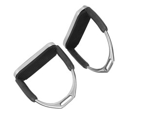 Estribos para montar a caballo de acero inoxidable 304 reutilizables, novedad, ligeros, ajustables, cómodos, agarre, banda de rodadura ancha, fábrica OEM - Product Image 1