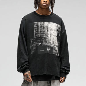 Custom 300 GSM <b>Men</b> Streetwear <b>Thermal</b> Short Sleeve T <b>Shirt</b> Vintage Waffle Knit 100% Cotton Breathable Boxy Fit Top - Product Image 1