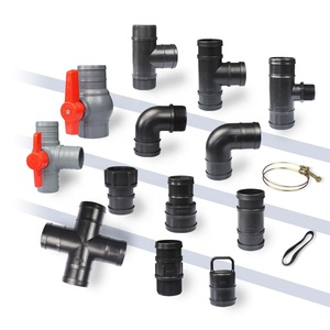 Sistema de <span class=keywords><strong>Riego</strong></span> <span class=keywords><strong>por</strong></span> <span class=keywords><strong>Goteo</strong></span> Agrícola, Kit para 1 Hectárea, Manguera Plana, <span class=keywords><strong>Accesorios</strong></span>, Conector de Manguera de Lluvia de Plástico - Product Image 1