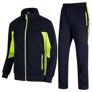 Customized 100% Polyester Men's Sports Wear Luxury Casual XL Fitted Tracksuit Soccer Training <b>Jacket</b> for Winter Gym Use - Product Image 4