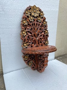 Étagère flottante en bois étagères de rangement murales pour la maison hôtels salon cuisine salle de bain accessoires de décoration en gros - Product Image 4