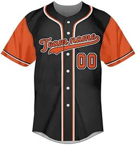 Customizable Baseball Jersey Shirts <b>for</b> Men & Women Personalized with Team Name & <b>Number</b> <b>for</b> Softball Custom Logo Sportswear - Product Image 3