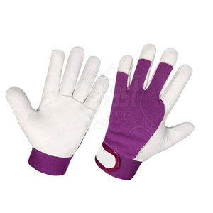 ถุงมือประกอบงานหนัง PU พร้อมการยึดเกาะที่ดีเยี่ยม ถุงมือเคลือบ PU ที่ฝ่ามือ สำหรับงานอุตสาหกรรม - Product Image 2