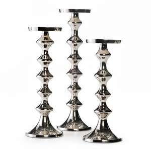 Vente chaude Design Moderne Blanc Enduit En Aluminium Bougeoir Nouvelle Arrivée De Mariage Décorer Stand Meilleur Prix De Gros - Product Image 6