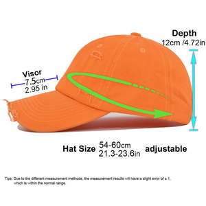 หมวกเบสบอลกีฬาฮิปฮอปทำจากโพลีเอสเตอร์/ ผ้าฝ้ายไม่ระบุ3D ปักลายตามสั่ง - Product Image 3