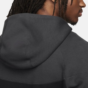 Sweat à capuche en molleton technique 100% coton avec logo personnalisé pour les usines de vêtements de sport, nouvelle conception personnalisée pour l'hiver 2024 - Product Image 4