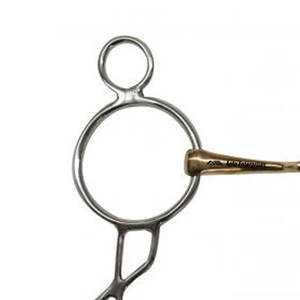 Mors Wonder Bit personnalisable en acier inoxydable de 5 pouces avec bouche en cuivre, mors de cheval de qualité supérieure pour le contrôle équestre, l'entraînement et la performance à l'équitation - Product Image 5