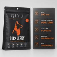 Sacs d'emballage personnalisés pour aliments pour animaux de compagnie, pochettes à fond plat pour nourriture pour chiens, nourriture pour chats, friandises pour animaux, emballage pour collations