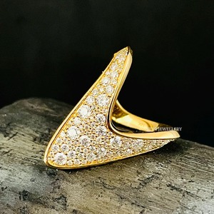 14K แหวนทอง CVD เพชรบูมเมอแรง vanki. - Product Image 4