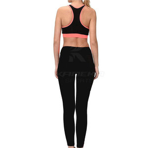 Conjunto de Yoga para Mujer de Diseño Personalizado Más Vendido, Parte Delantera Sólida, Resistente, Transpirable y Ecológico, Conjunto de 2 Piezas - Product Image 2