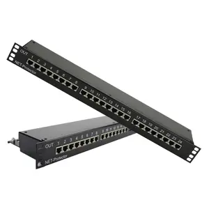 Dispositif de protection contre les surtensions IT SPD POE 8 Ports/16 Ports/24 Ports CAT6 19 ''5V/48V RJ45 Ethernet Gigabit parasurtenseur