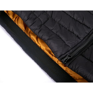 Chaleco acolchado de poliéster para hombre al mejor precio, tejido cómodo impermeable de alta calidad teñido liso, chaleco acolchado de Color sólido - Product Image 5