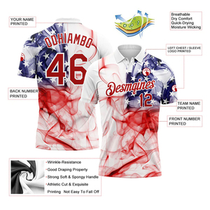 Chemises polo de sublimation de haute qualité à manches courtes, grande taille, chemises polo de sublimation pour hommes, t-shirt, chemise de golf personnalisée, prix bas - Product Image 2