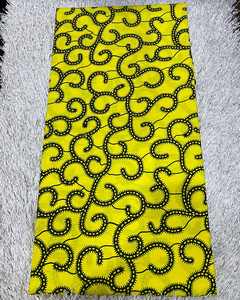 Tela de algodón con estampado de cera africana de Siyara Leone, taparrabos personalizados de alta calidad con patrones vibrantes, perfecto para uso tradicional - Product Image 1