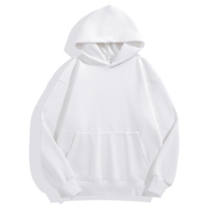 Lourd 480g coton australien et polaire sweat à capuche épais hommes épaule pull-over serré polaire à capuche marque de mode féminine - Product Image 3