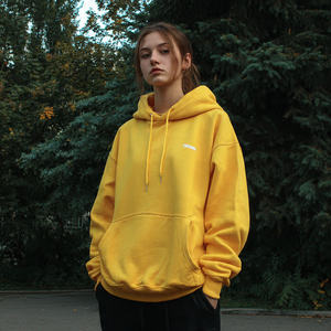Sudadera Holgada para Mujer, Sudadera con Capucha de Forro Polar de 500 GSM, Sudadera con Capucha de Forro Polar Grueso para Mujer, Sudadera con Hombros Caídos - Product Image 5