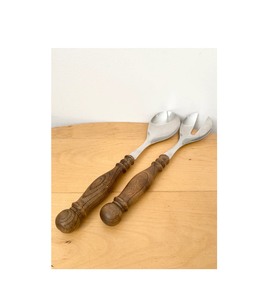 Juego de cubiertos de latón Ensalada Cucharas de cubiertos divertidas personalizadas para servir arroz con juegos de cubiertos Los más exigentes - Product Image 3