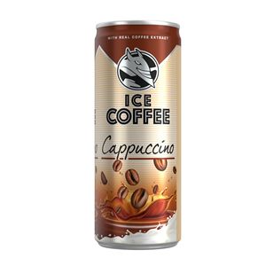 HELL ICE Cappuccino 250ml, Bebida de Café Doble Concentración con Sabor a Crema Dulce en Lata (Enlatada) - Product Image 1