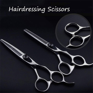 กรรไกรตัดผมสแตนเลสสำหรับช่างตัดผมมืออาชีพกรรไกรตัดผมบาง - Product Image 4