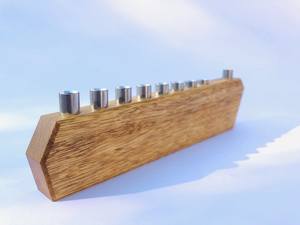 Porte-bougie menorah en bois très vendu pour la décoration de Noël, centre de table de mariage, décoration de table à domicile - Product Image 2