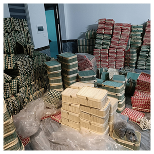 Cesta de Picnic de Bambú, Caja de Mimbre de Bambú Clásica para Regalos de Eventos, Cesta de Picnic, Caja de Regalo, Fabricante de Vietnam - Product Image 3