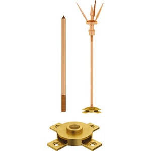 Pararrayos de Terminal Aéreo de latón con función avanzada de protección contra rayos - Product Image 1