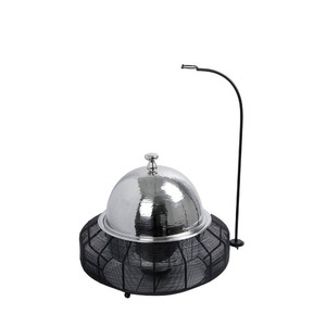 Mini Mesa hecha a mano con plato de frotamiento negro - Product Image 6