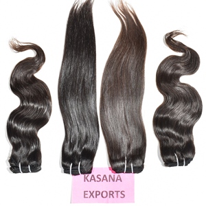 Raw en gros 100% faisceaux vietnamiens couleur naturelle cheveux femmes noires machine double trame vague profonde pas cher tissage de cheveux humains - Product Image 3