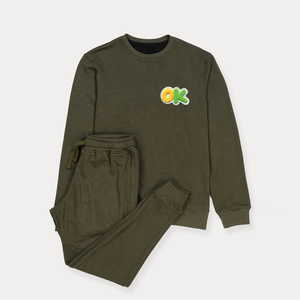 80% coton 20% polyester épaules tombantes pull style décolleté croisé ourlet et poignets côtelés noir de jais sweat à capuche surdimensionné - Product Image 4