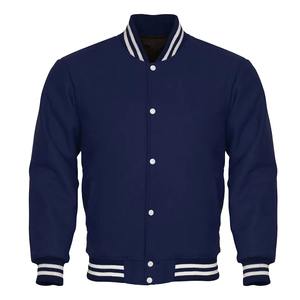 Chaqueta de Béisbol Casual de Moda para Hombre, Estilo Urbano, Ropa Deportiva con Mangas Largas, Diseño en Blanco, Venta al Por Mayor de Fábrica - Product Image 2