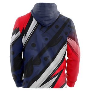 Oversized Pullover Hoodie for Men Streetwear Breathable Heavyweight Hooded Sublimation Hoodies with custom print - Product Image 4