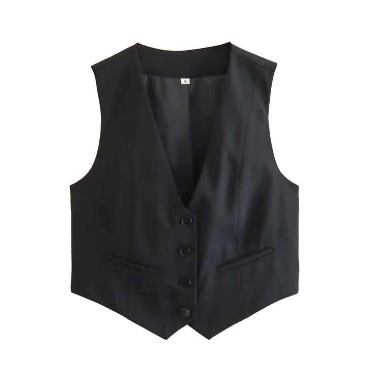 Breathable Cotton Women Winter New Fashion One Fur Vest Waistcoat Vintage Sleeveless Zipper Female