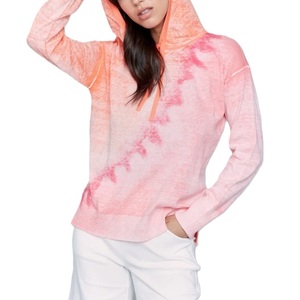 Sweat à capuche en molleton de coton premium pour femme, coupe ajustée, décontracté, avec cordon de serrage, logo personnalisé, respirant, sans poche BD - Product Image 5