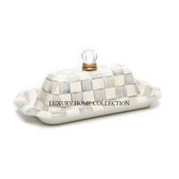 Superbe plat en fer au design antique, plat à beurre fini en émail, artisanat détaillé, idéal pour la décoration et les cadeaux de cuisine de luxe