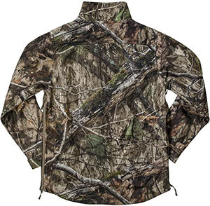 2025 New Arrival <b>Men's</b> Summer Hunting <b>Jacket</b> Custom <b>Lined</b> Outdoor <b>Fleece</b> Blinds Camo Print Soft Shell Waterproof Oxford Fabric - Product Image 2