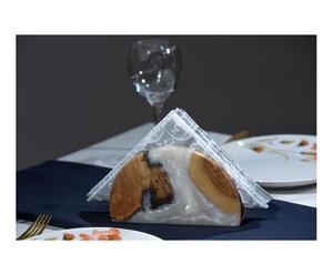Servilletero de diseño artesanal en madera y resina, elegante decoración de mesa, soporte artístico para pañuelos para cenas de lujo - Product Image 6