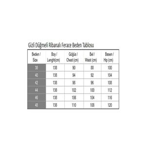 MSW19214-4 Abaya Acanalada con Botones Esmeralda, Abrigos, Chaquetas y Gabardinas Modestas - Product Image 5