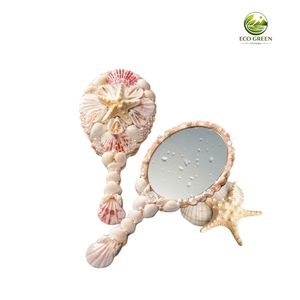 Fashion Handmade Seashell <b>Vanity</b> <b>Mirror</b> Natural Pearl Decorative <b>Mirror</b> Beach Coastal Home Decoration Gift Wholesale OEM - Product Image 6