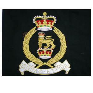 Insigne de blazer régimentaire du Corps des généraux brodé à la main avec perles de décoration de type à coudre - Product Image 6