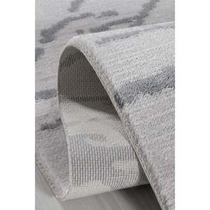 Bereket BE009 Cream-Anthracite Soft Textured Ensemble de tapis longue durée Tapis et accompagnements durables et élégants - Product Image 2